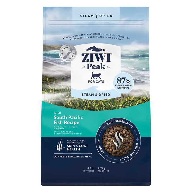 ZIWI, Peak Steam & Dried South Pacific Fish Cat Food image number null